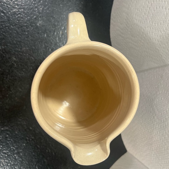 Marshall Pottery TX  Pitcher Double Blue Stoneware flowers hand painted painted - Picture 3 of 5